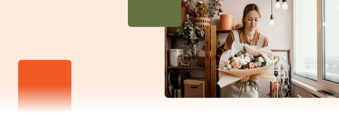 Florist with an eye for colorful, elegant and rustic flora arrangements!